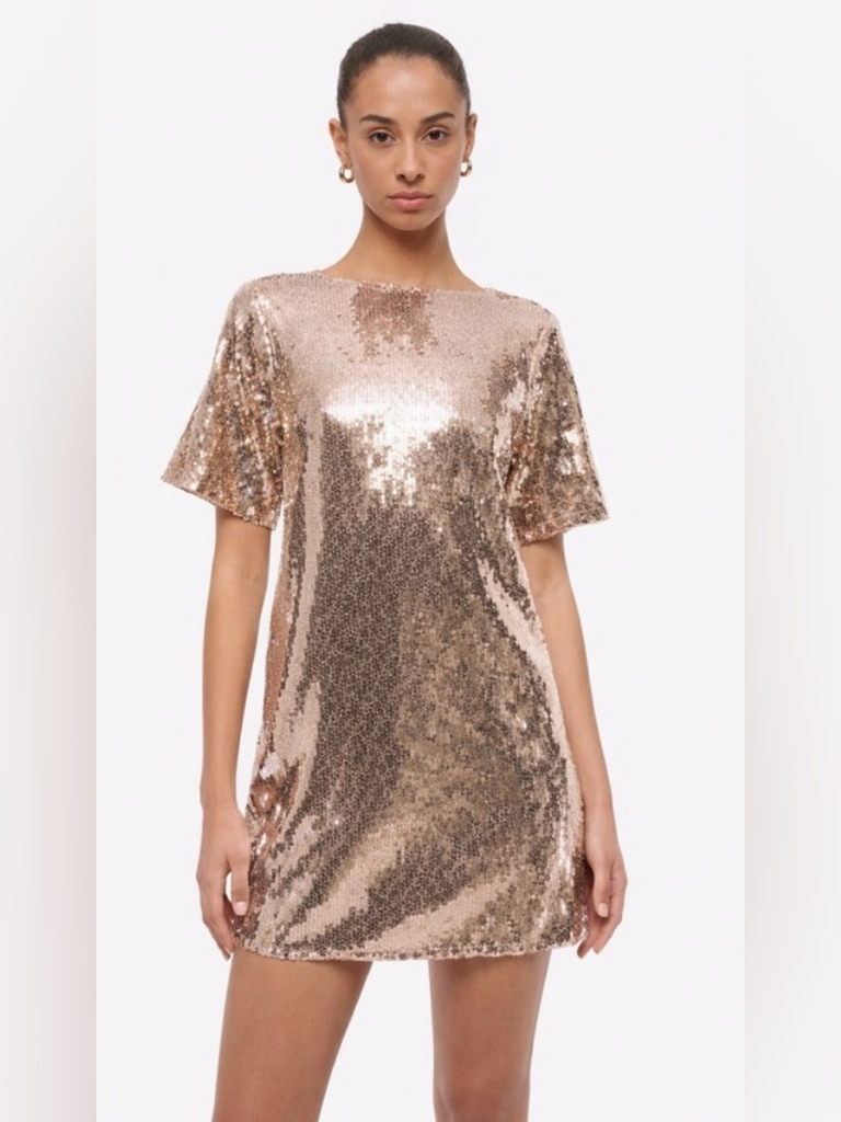Nwt Abercrombie & Fitch Sequin Dress Size Large
